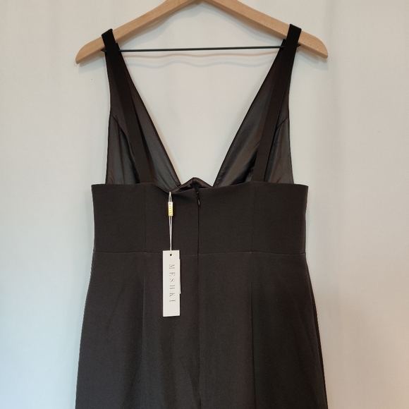 Meshki NWT Women Black Lillian Gown Dress - Picture 4 of 12